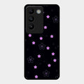 Floral Night Glass Case Cover For Vivo T3 5G