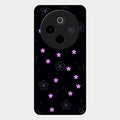 Floral Night Glass Case Cover For Vivo T4 5G