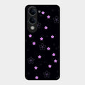 Floral Night Glass Case Cover For Vivo T4 Lite 5G