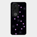 Floral Night Glass Case Cover For Vivo T4 Ultra 5G