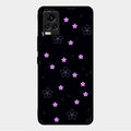 Floral Night Glass Case Cover For Vivo V20 Pro 5G
