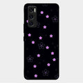 Floral Night Glass Case Cover For Vivo V20 Se