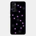 Floral Night Glass Case Cover For Vivo V20 Se