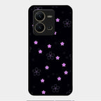 Floral Night Glass Case Cover For Vivo V25 5G