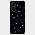 Floral Night Glass Case Cover For Vivo V29E 5G