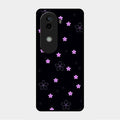 Floral Night Glass Case Cover For Vivo V40E 5G
