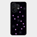 Floral Night Glass Case Cover For Vivo V60 5G