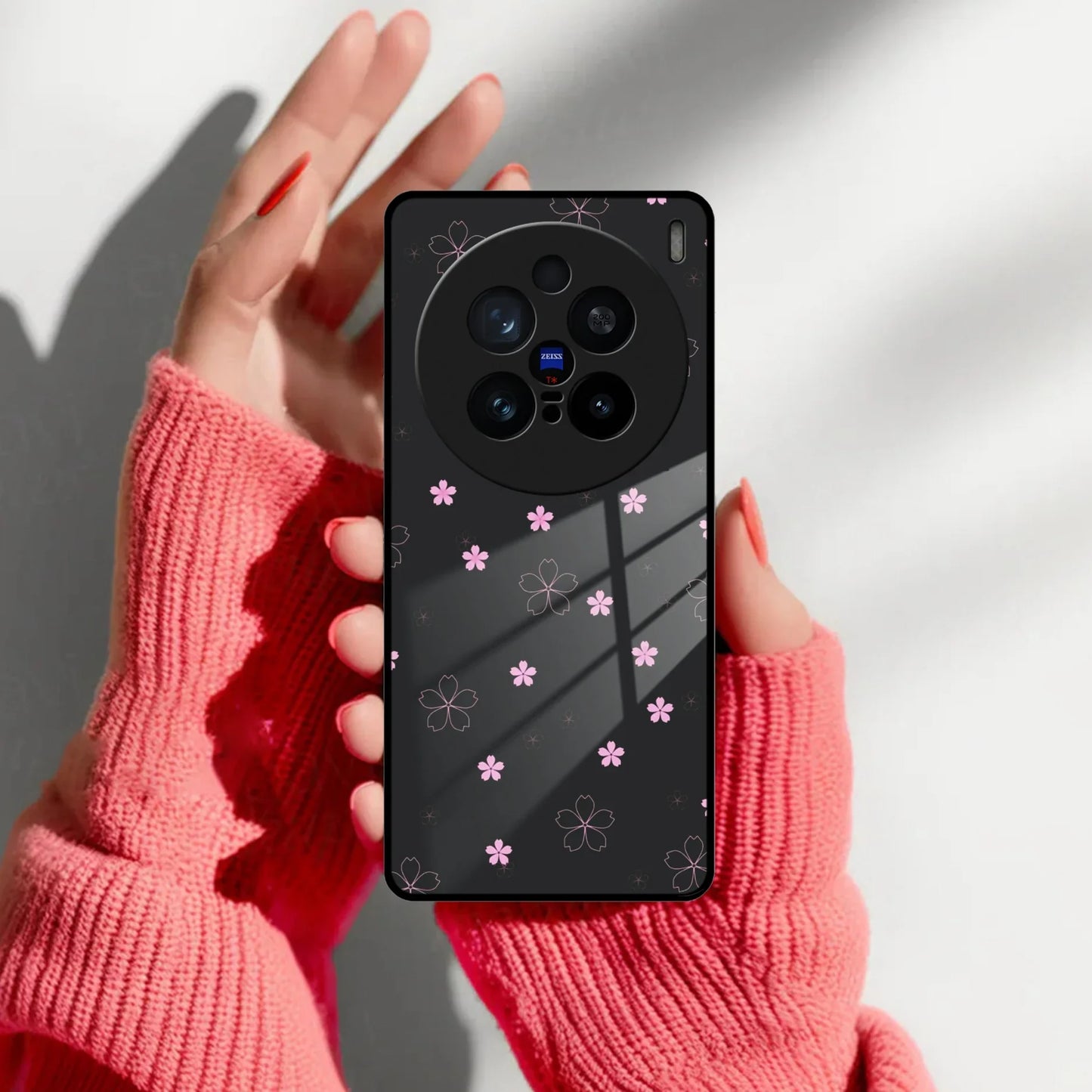 Floral Night Glass Case Cover For Vivo - ShopOnCliQ