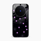 Floral Night Glass Case Cover For Vivo X300 5G