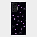 Floral Night Glass Case Cover For Vivo X50 Pro 5G