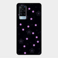 Floral Night Glass Case Cover For Vivo X60 5G
