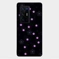 Floral Night Glass Case Cover For Vivo X70 Pro Plus 5G