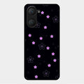 Floral Night Glass Case Cover For Vivo Y18I