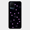 Floral Night Glass Case Cover For Vivo Y21A