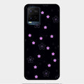 Floral Night Glass Case Cover For Vivo Y21T