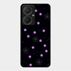 Floral Night Glass Case Cover For Vivo Y27
