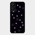Floral Night Glass Case Cover For Vivo Y28 5G