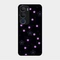 Floral Night Glass Case Cover For Vivo Y29 5G
