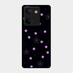 Floral Night Glass Case Cover For Vivo Y300 Plus 5G