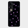 Floral Night Glass Case Cover For Vivo Y400 5G