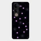 Floral Night Glass Case Cover For Vivo Y400 5G