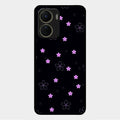 Floral Night Glass Case Cover For Vivo Y56 5G
