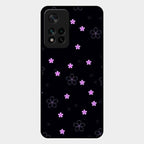 Floral Night Glass Case Cover For Xiaomi 11I 5G