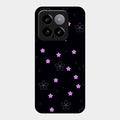 Floral Night Glass Case Cover For Xiaomi 14 5G