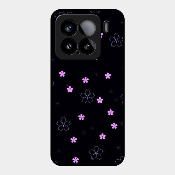 Floral Night Glass Case Cover For Xiaomi 15 5G