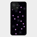 Floral Night Glass Case Cover For Xiaomi Mi 11 Lite