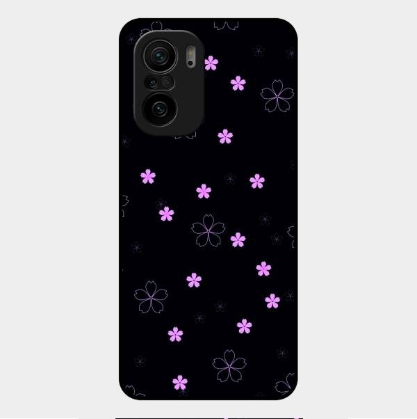 Floral Night Glass Case Cover For Xiaomi Mi 11X 5G