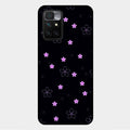 Floral Night Glass Case Cover For Xiaomi Redmi 10 Prime