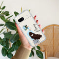 Flower Fusion Customize Anti Yellow Case For Google Pixel 8a 5G