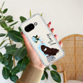 Flower Fusion Customize Anti Yellow Case For Google Pixel 9a 5G