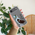 Flower Fusion Customize Anti Yellow Clear Case For iPhone Air