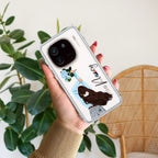 Flower Fusion Customize Transparent Silicon Case For iQOO 12 5G