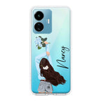 Flower Fusion Customize Transparent Silicon Case For iQOO Z6 Lite 5G