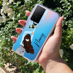 Flower Fusion Customize Transparent Silicon Case For iQOO Z7s 5G
