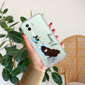 Flower Fusion Customize Transparent Silicon Case For iQOO Z9s 5G