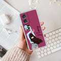 Flower Fusion Customize Anti Yellow Case For Motorola G96 5G