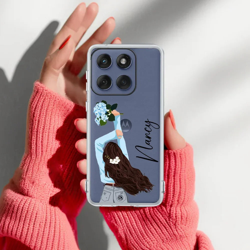 Flower Fusion Customize Transparent Silicon Case For Motorola - ShopOnCliQ