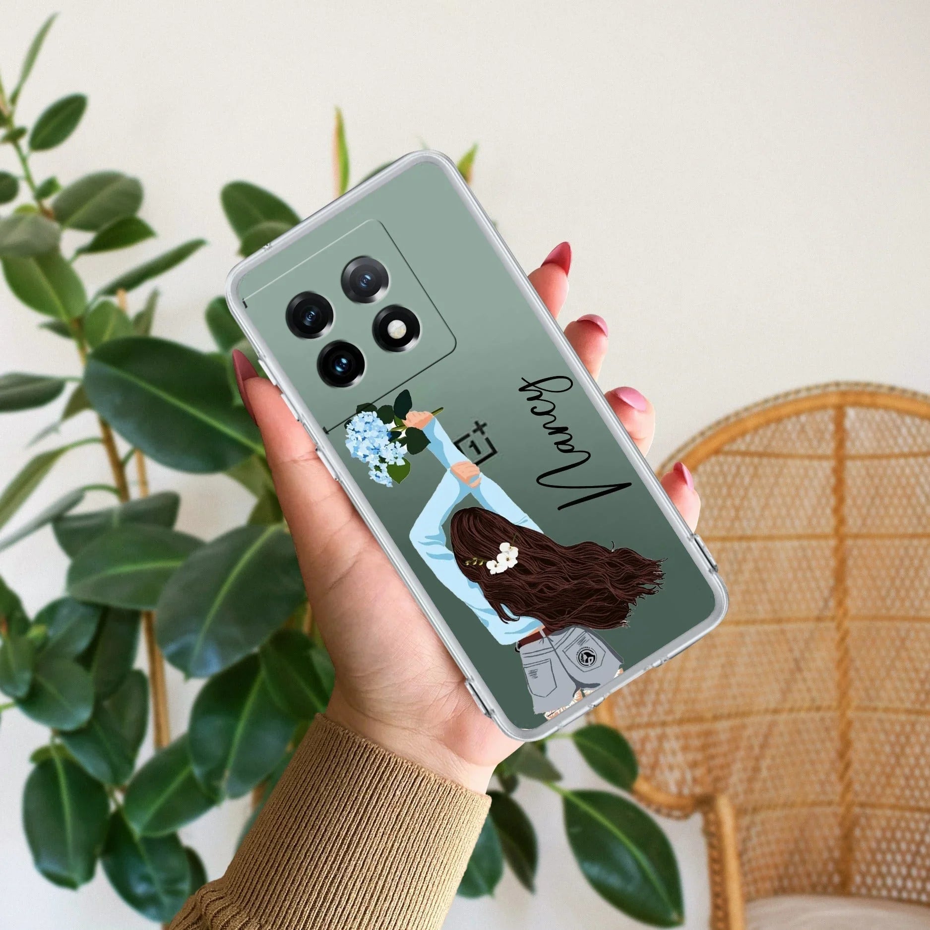 Flower Fusion Customize Transparent Silicon Case For OnePlus - ShopOnCliQ