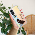 Flower Fusion Customize Anti Yellow Case For Oppo Reno 8T 5G