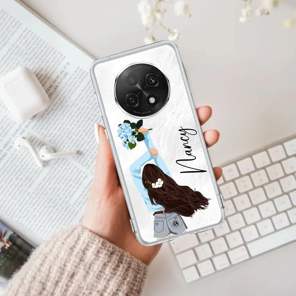 Flower Fusion Customize Transparent Silicon Case For Oppo - ShopOnCliQ