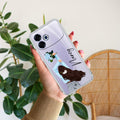 Flower Fusion Customize Transparent Silicon Case For Oppo F33 Pro 5G
