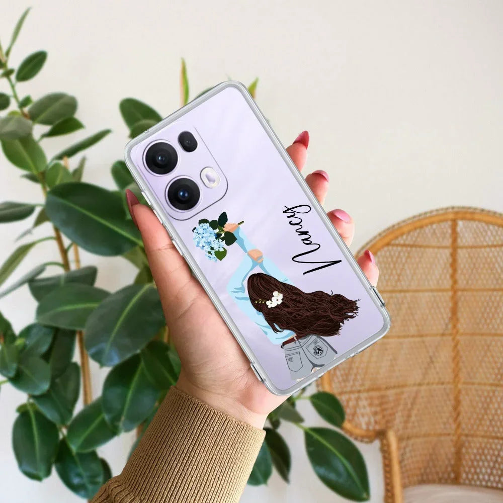 Flower Fusion Customize Anti Yellow Case For Oppo Reno 13 Pro 5G