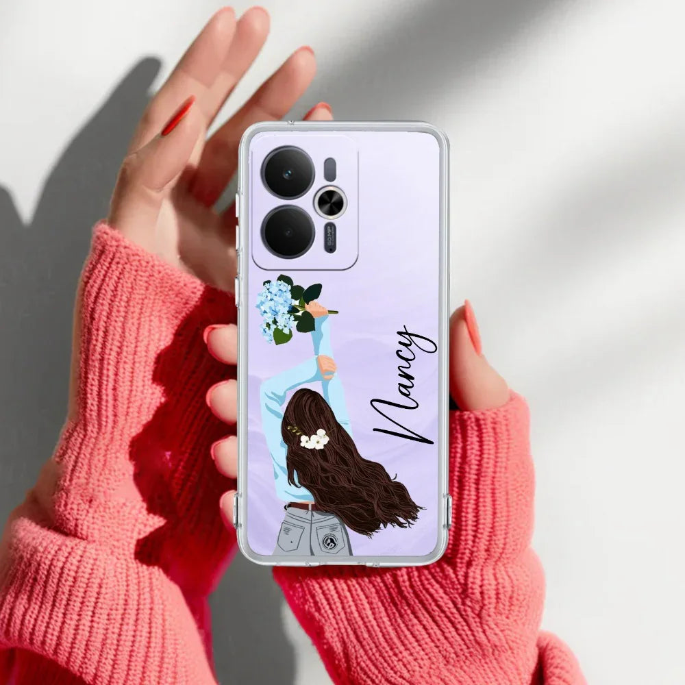 Flower Fusion Customize Transparent Silicon Case For Realme/Narzo - ShopOnCliQ