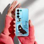Flower Fusion Customize Anti Yelllow Case For Realme 15X 5G