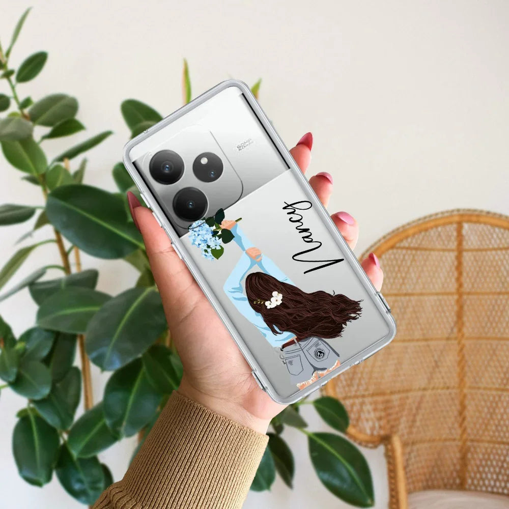 Flower Fusion Customize Transparent Silicon Case For Realme/Narzo - ShopOnCliQ