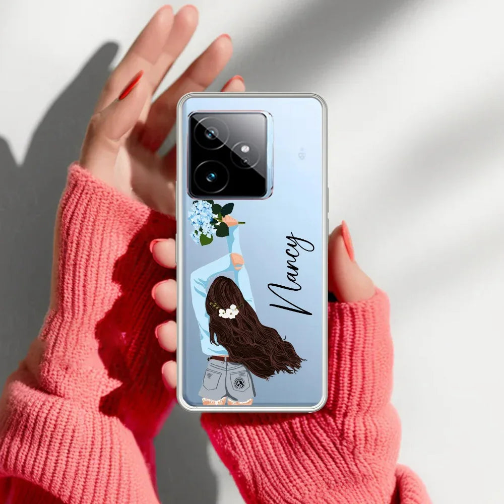 Flower Fusion Customize Transparent Silicon Case For Realme/Narzo - ShopOnCliQ